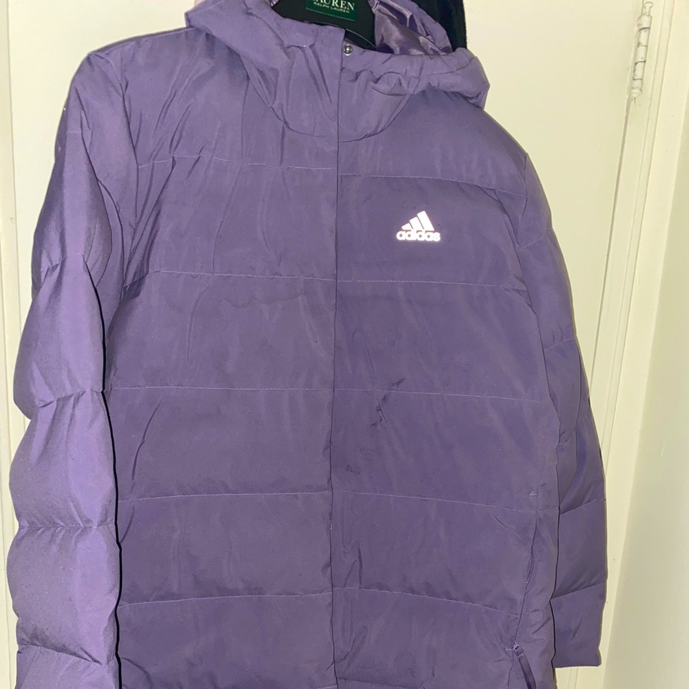 2 Womans Adidas winter coats wore only 3xs asking $75 each paid $160 for each